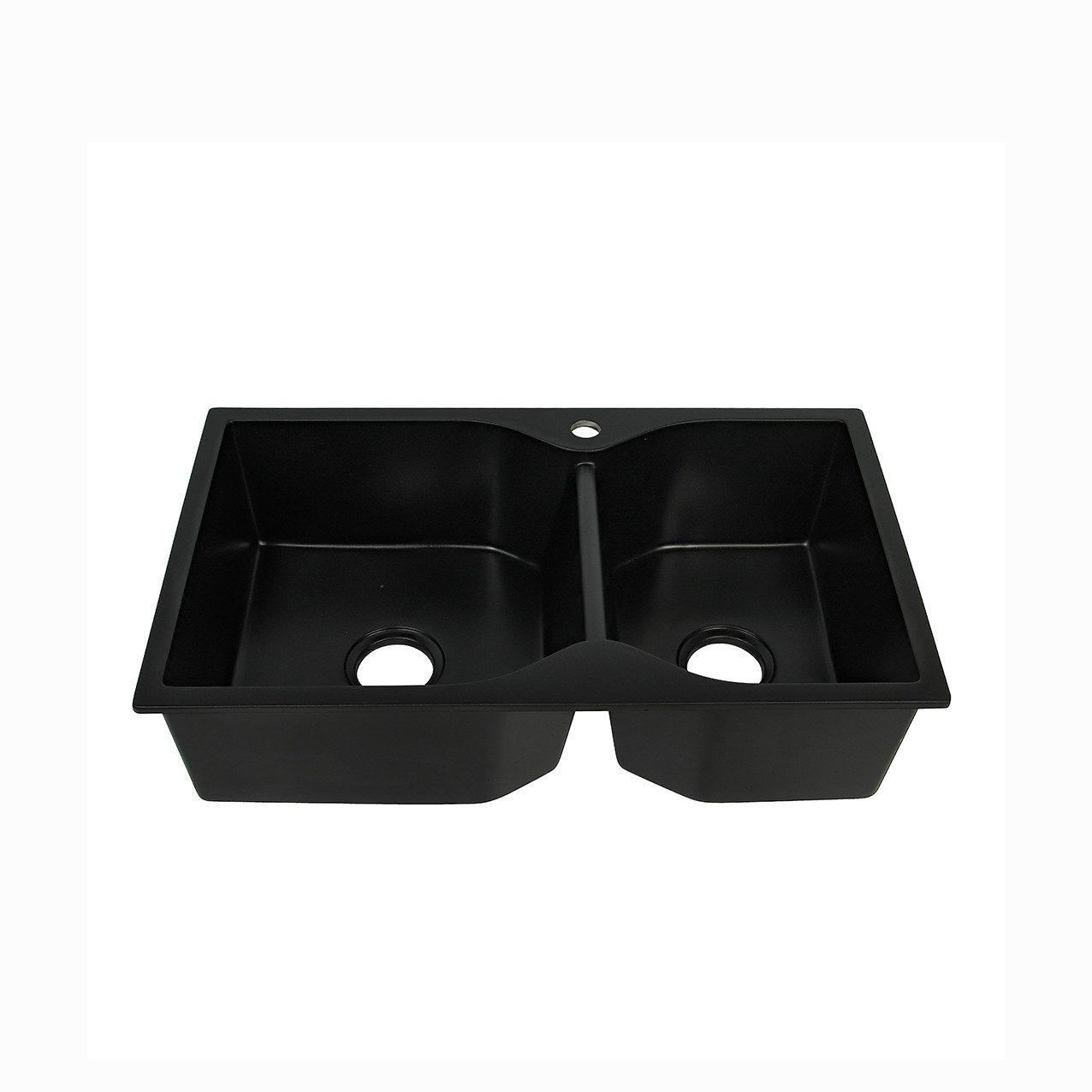 China 600mm Hexagonal Basin Quartz Stone Kitchen Sink Above Counter factory