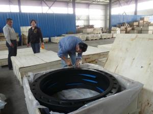 China BS 4504 Reducing Forged Steel Flanges API TYPE 6A-RTJ Face Durable factory
