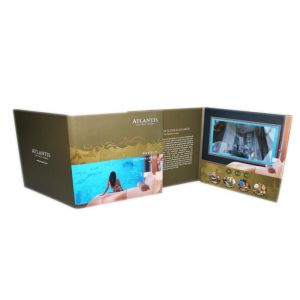 China A5 customized Rechargeable digital video brochure for wedding invitation on sale