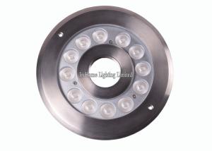 China Stainless Steel 36w Led Fountain Ring light DMX512 ip68 Underwater Light factory
