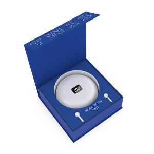 FCC Lightweight Bluetooth Headphones Digital Power Display In Ear Earbuds