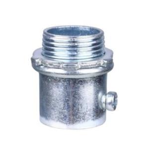 China Steel EMT Conduit Connector for concrete tight connection factory