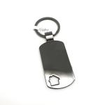 Siliver Zinc Alloy Metal Keychain Holder For Souvenirs