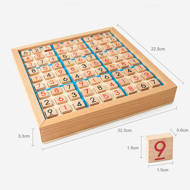Nontoxic Wooden Sudoku Games For Intellectual Development