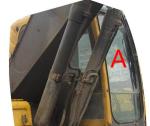EC210B EC360B VOLVO Windshield Glass Construction Machine Cabin Front Up