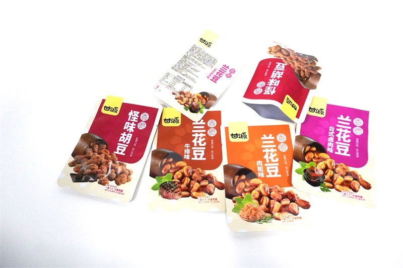 Custom Special Round Shape Security Food Packaging BOPP/PET Plastic Bag For Snack Food