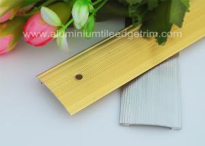 China Floor Transition Strips Metal Aluminium Carpet Trim , Carpet To Tile Trim factory