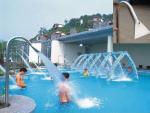 Outdoor SS304 Swimming Pool Cascade Waterfall Bubble Chair