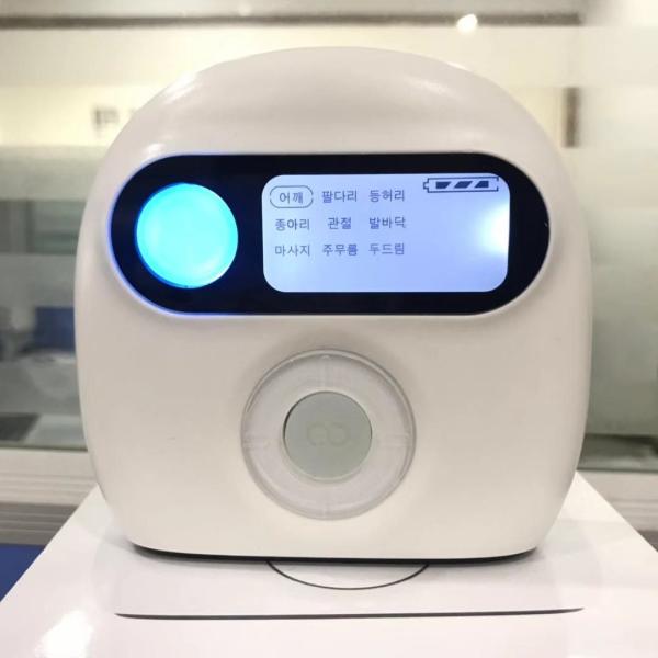 White Acupuncture Body Massager Digital Therapy Machine Improving Micro