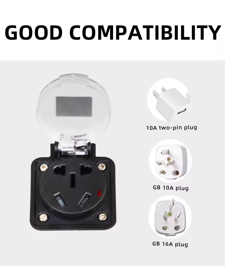 GBT EV Charging Connector 16A Rated Current 250V AC EV Charging Adapter V2L Discharge Advanced Technology