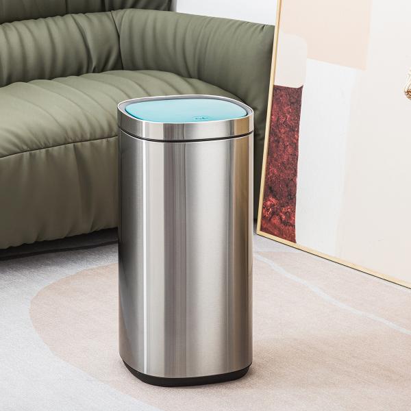 30L 40L 50L Household Office Touch Garbage Can Big Capacity Standing Press