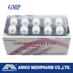 Aspirin Tablet 300mg/ 500mg, 10*10's/box, 1000's/jar, BP/USP/CP