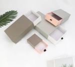 Velvet Inside 85x85x35mm Custom Paper Jewelry Boxes gift box packaging Matt