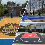 Sport Court Indoor Outdoor Basketball Court Home Court Basketball Markings Sport