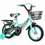 4-14 Years Old Red Two-Wheeled Bike with Thickened Sponge Seat and Carbon Steel