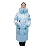 FODARLLOY F22563 Ladies Warm Hooded Cotton-padded Clothes Women Slim Long Winter