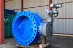 DoubleTriple Eccentric Offset Flanged Butterfly Valves Manual Gearbox Electric