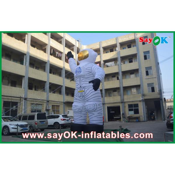 Outdoor Advertising Inflatable Astronaut Model With LED Lights Custom Inflatable Spaceman For Decoration