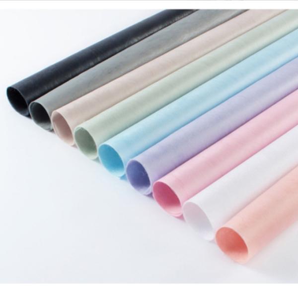 Florist Wrapping Solid Color Foldable Flower Wrapping Paper Bouquet Packing Paper for Fashionable Packaging