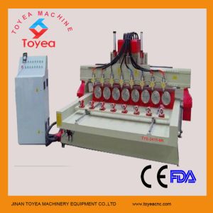 China DSP 4 axis cylindrical cnc router machine for buddha status engraving TYE-2415-8R on sale