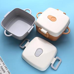 China 21*17.8*8.5cm Kids Plastic Bento Boxes With Vent factory