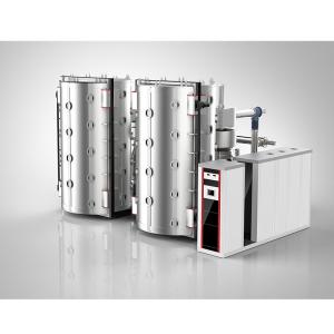 China Uniform Coating Thickness Large Capacity Stainless Steel Screen Gold PVD Vacuum Titanium Nitride Coating Machine factory