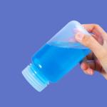 Customized Chemical Resistant Wide Mouth Brown HDPE / PP Plastic Bottle for