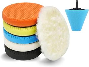 China Polishing 5pcs 6 Inch 150mm Buffing Sponge Pads Cone Shaped factory