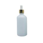 Frosted Matte Skincare Serums Cosmetic Dropper Bottles BPA Free