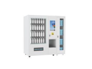 China Fresh Fruit Salad Food Vending Machine , Conveyor Belt Vending Machine With Lift factory
