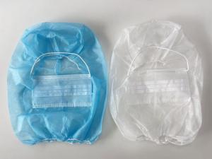 China Food Processing Industry Workshop Lab V202 Disposable PP Ninja Balaclava Hood Head Cover factory