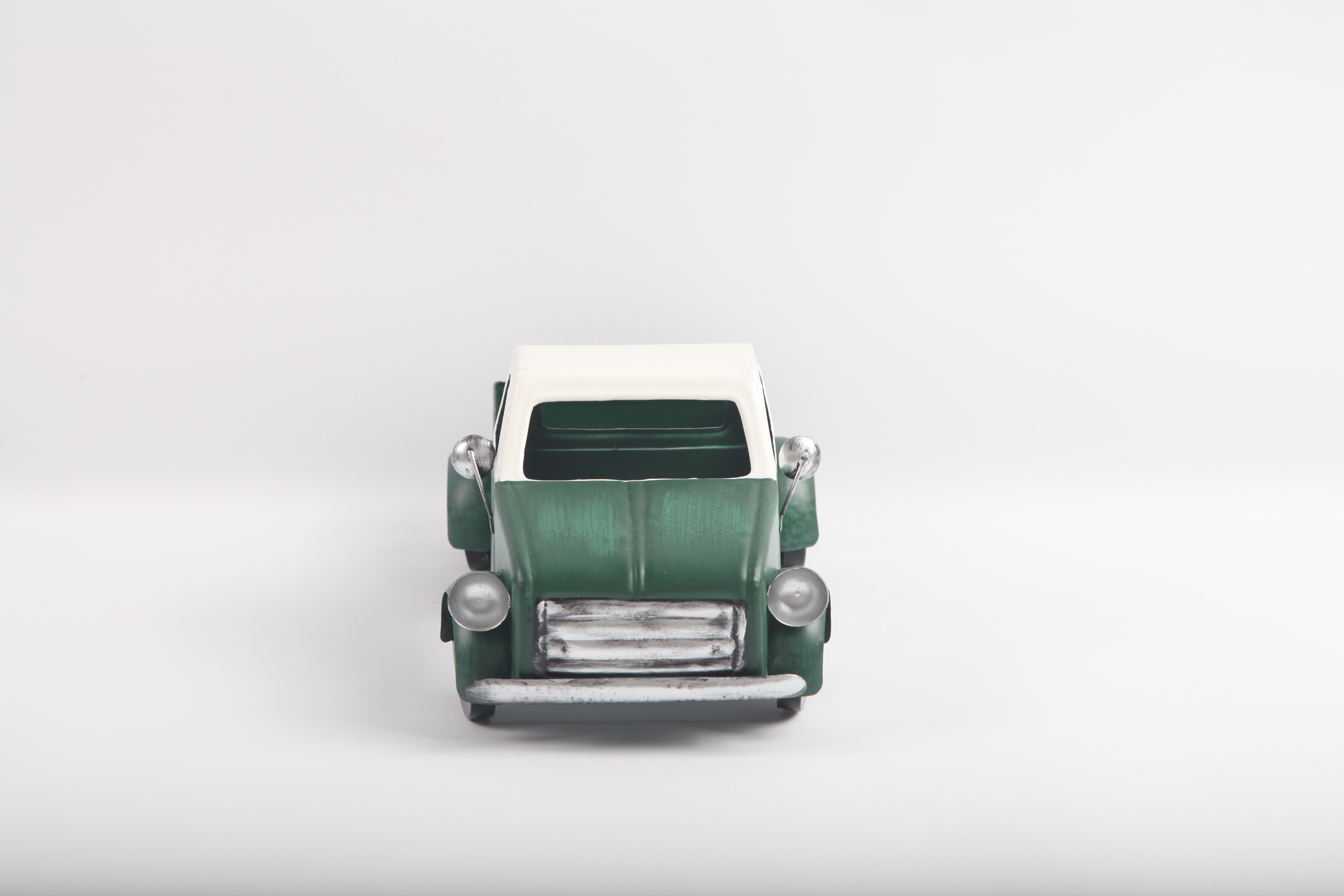 Vintage Green Truck Iron Metal Garden Decorations Outdoor