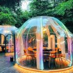 PC Outdoor Star Dining Bubble Tent Hotel Terrace Courtyard Transparent Bubble