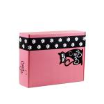 Pink color corrugated shipping box for ladies shirts clothes