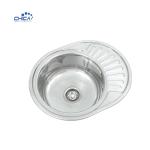 Topmount Kitchen Sink Round sink Stainless Steel Kitchen Sink Single bowl