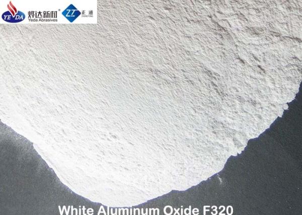 Strong Cutting Force White Aluminum Oxide Media Polishing Powder 3.95 G / Cm3