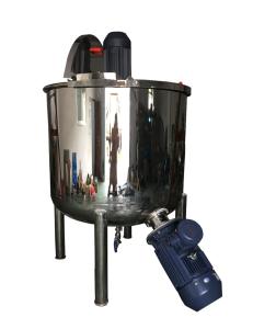 China Water And Oil Emulsification Tank 1000 Liter Vacuum Emulsifying Mixer factory