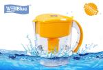 Alkaline Mineral Water Pitcher Fast Filtering , Plastic Water Purifier Jug 3.5L