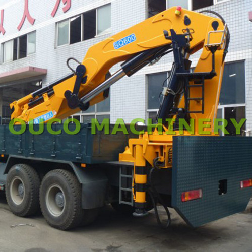 China High Efficiency CE 50t Knuckle Telescoping Boom Crane factory