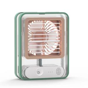 China USB Power Source Portable Mini Air Cooler Fan for Desk Table Water Mist Outdoor Fans 2pics factory