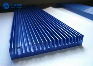 China IGBT Blue Anodized 5.8m Length Led Light Heatsink / Extruded Heat Sink Profiles factory
