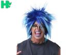 Heat Resistant Clown Synthetic Cosplay Wigs Colored Explosive Head For Party