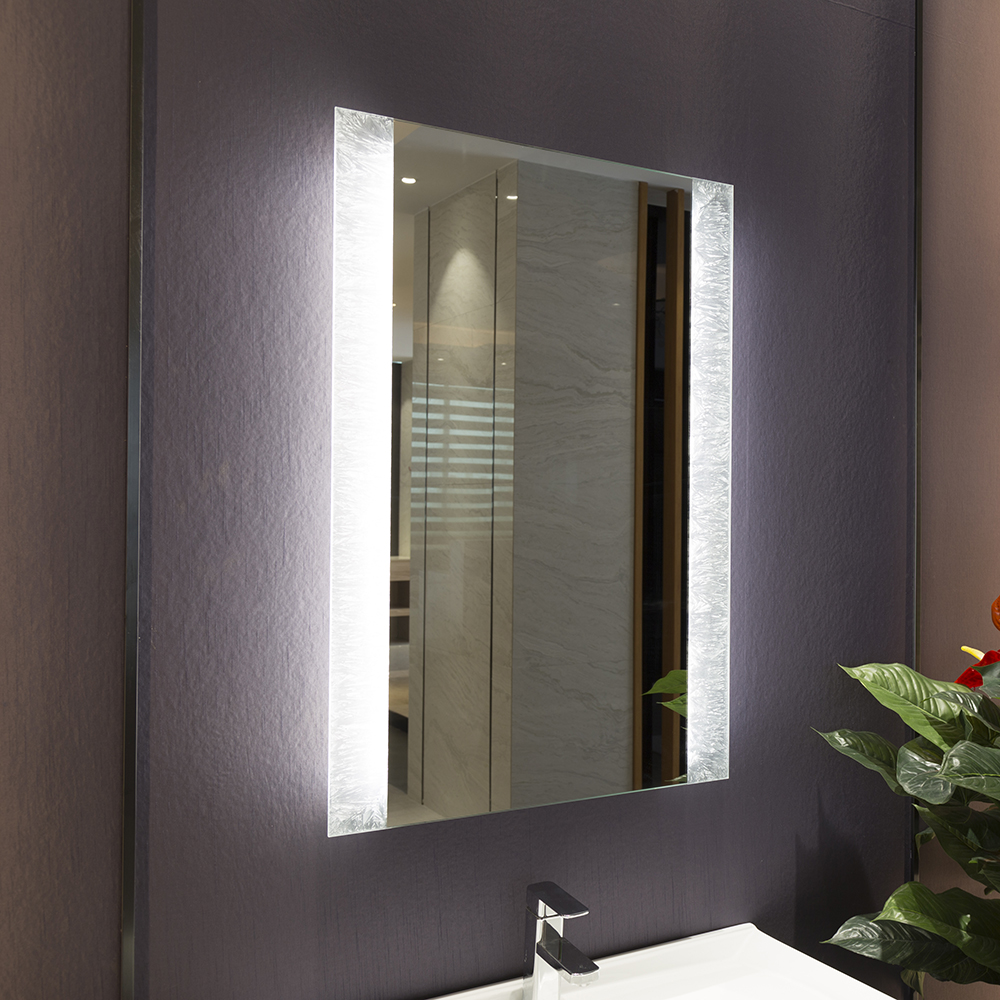 Beauty Salon Illuminated LED Bathroom Mirror Customizable With 24VDC Lighting