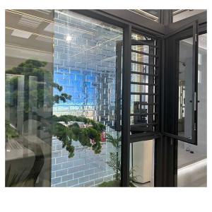 China Swing Open Magnetic Screen Aluminum Sliding Window For Villa factory