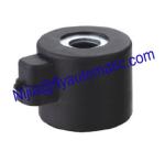 Black IP65 H Class Auto Solenoid Valve Coil Landi Reducer Coil Φ 16.3 × 41.7mm