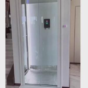 China Center Opening Traction Home Elevator 2Stops -8Stops Automatic Door Type factory