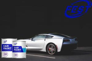 China Wholesalers 1k Basecoat White Color Car Repair Paint With High Performance factory