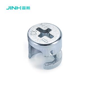 China 12.5mm Height Carbon Steel Minifix Cam Lock Furniture Fitting For Kd Furniture factory