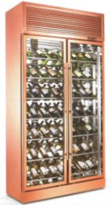 China Custom Size Glass Display Showcase / Wine Beverage Cooler For Supermarket factory