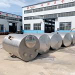 ISO Stainless Steel SS304 SS316 Chemical Storage Tank Horizontal